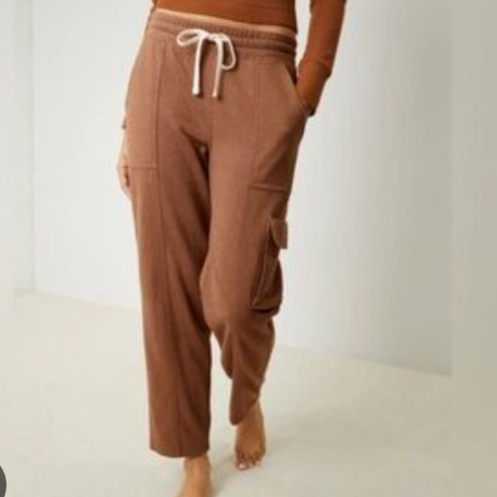 UpWest Brown Cargo Sweatpants